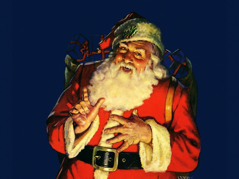 Vintage-Santa-Claus-Wallp-the-long-goodbye